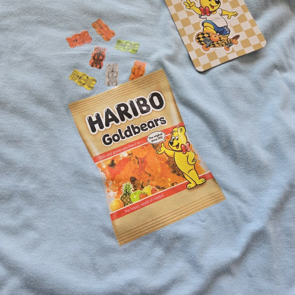 Vans Haribo Skate Bear Collab Kids Medium Cotton Classic Fit Blue  10-12 092025 - Picture 2 of 7
